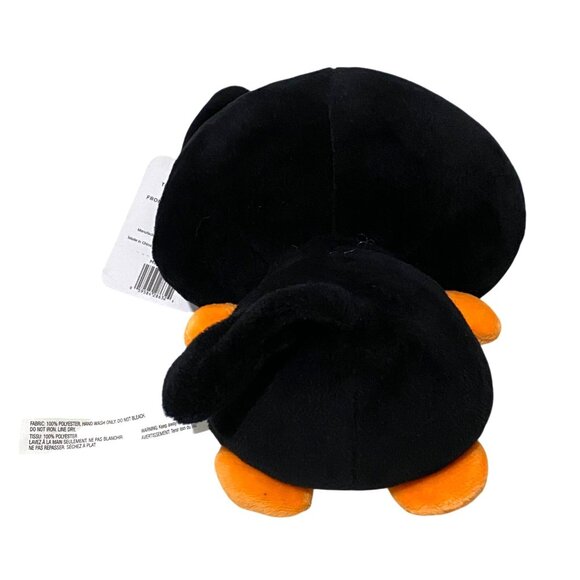 American Greetings Happy Halloween Black Cat Plush 8.5" Embroidered Smiling Face - Picture 6 of 7